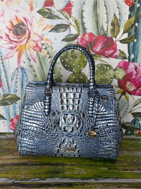 Brahmin Handbags - NWT Brahmin Costal Blue Small Finley handbag